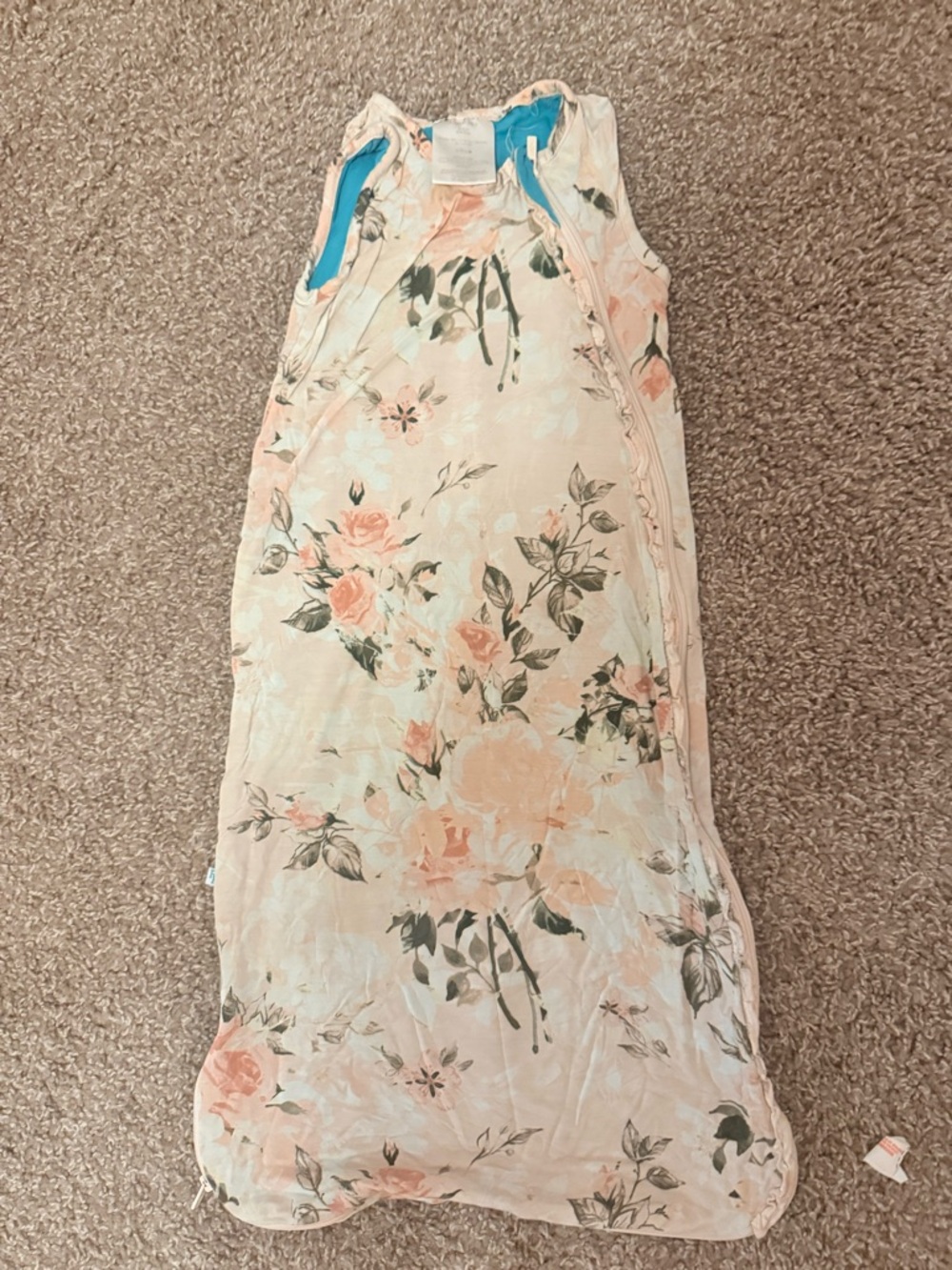 Posh Peanut Floral Peach Baby Sleep Sack